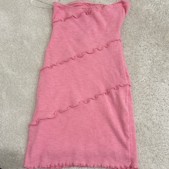 Princess Polly Blush Pink strapless dress. Size US 2 - Picture 2 of 4